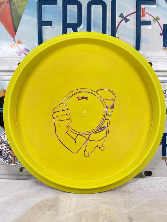Innova Roc DX Yellow 171g Bottom Stamp Midrange