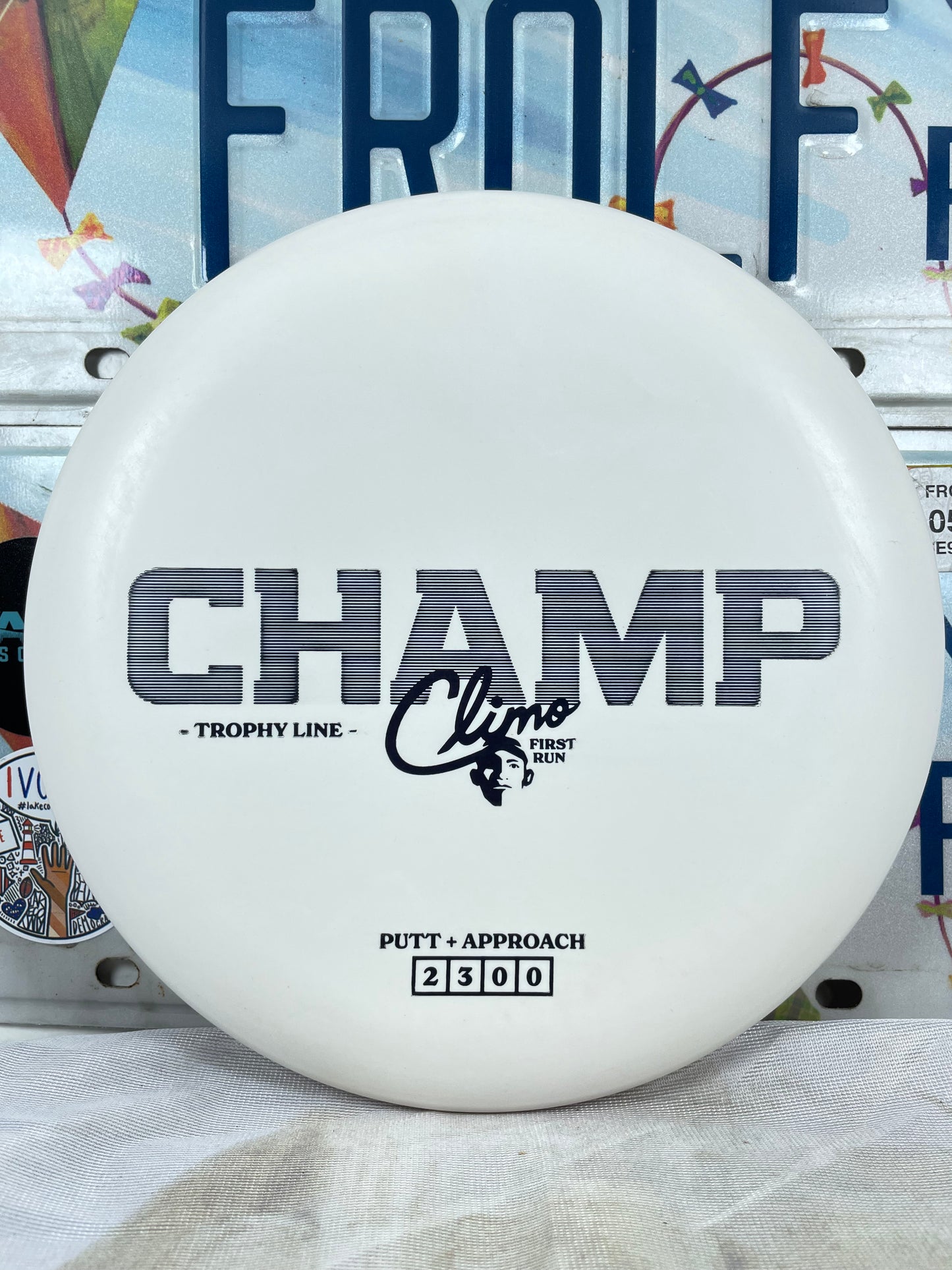 Climo Champ Trophy Line White 174g First Run Putter