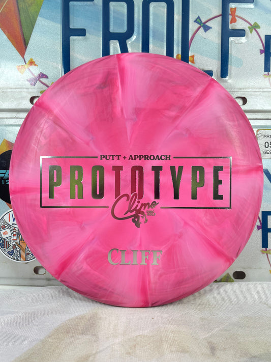 Climo Cliff Trophy Swirl Pink 173g Prototype Putter
