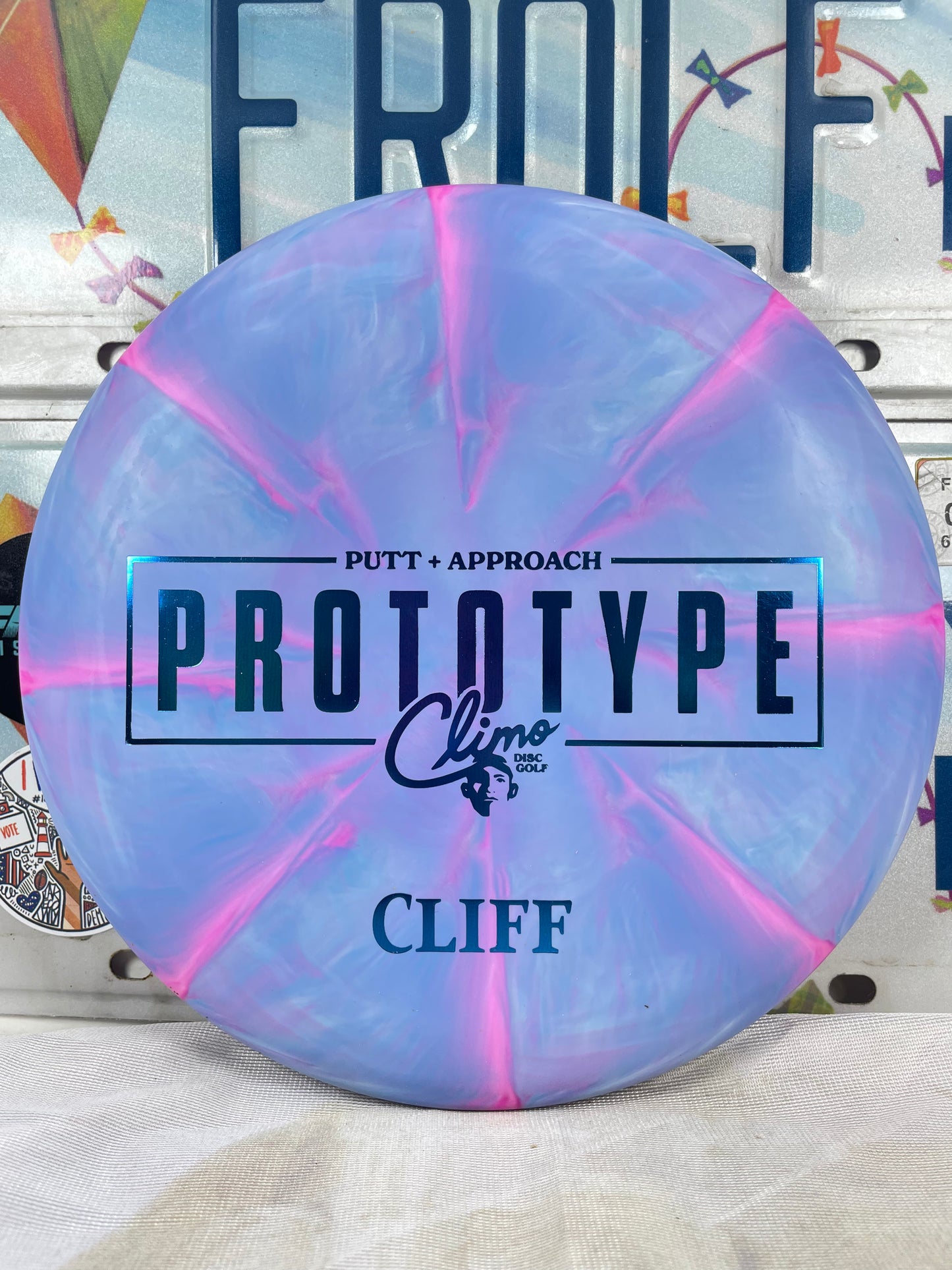 Climo Cliff Trophy Swirl Purple 175g Prototype Putter