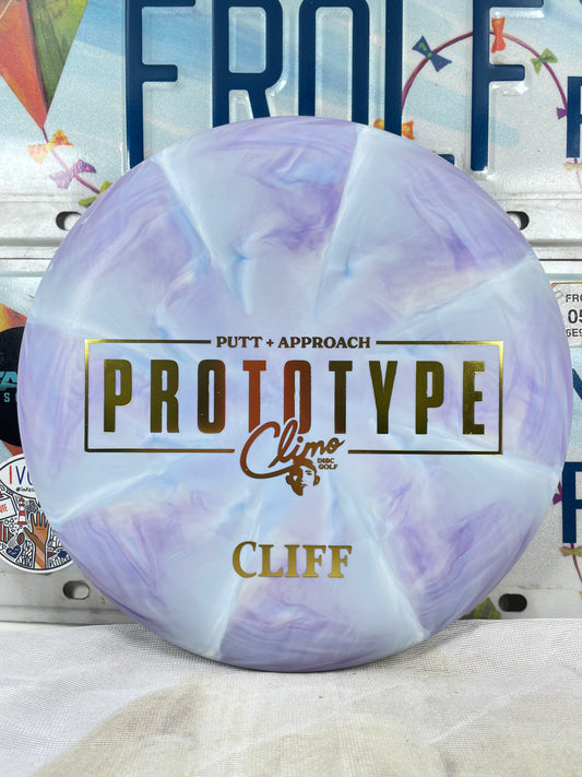 Climo Cliff Trophy Swirl Purple 174g #2 Prototype Putter