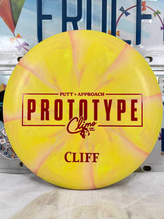 Climo Cliff Trophy Swirl Yellow 175g Prototype Putter