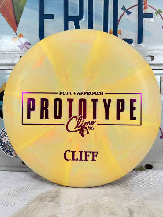 Climo Cliff Trophy Swirl Orange 173g Prototype Putter