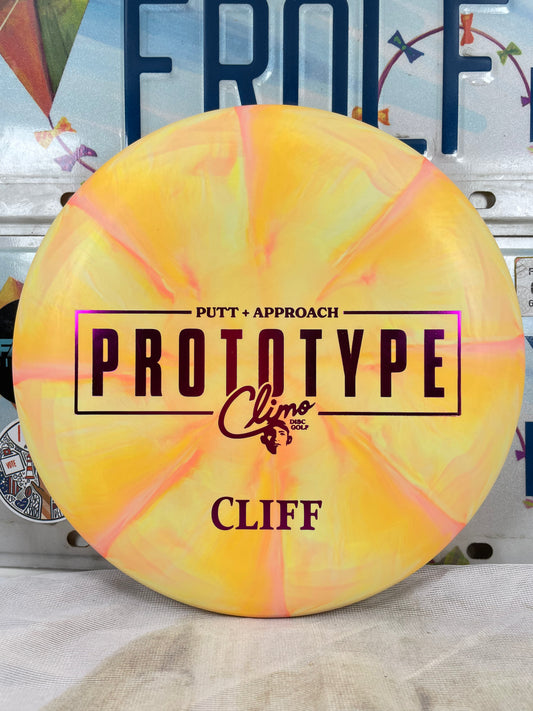 Climo Cliff Trophy Swirl Orange 174g Prototype Putter