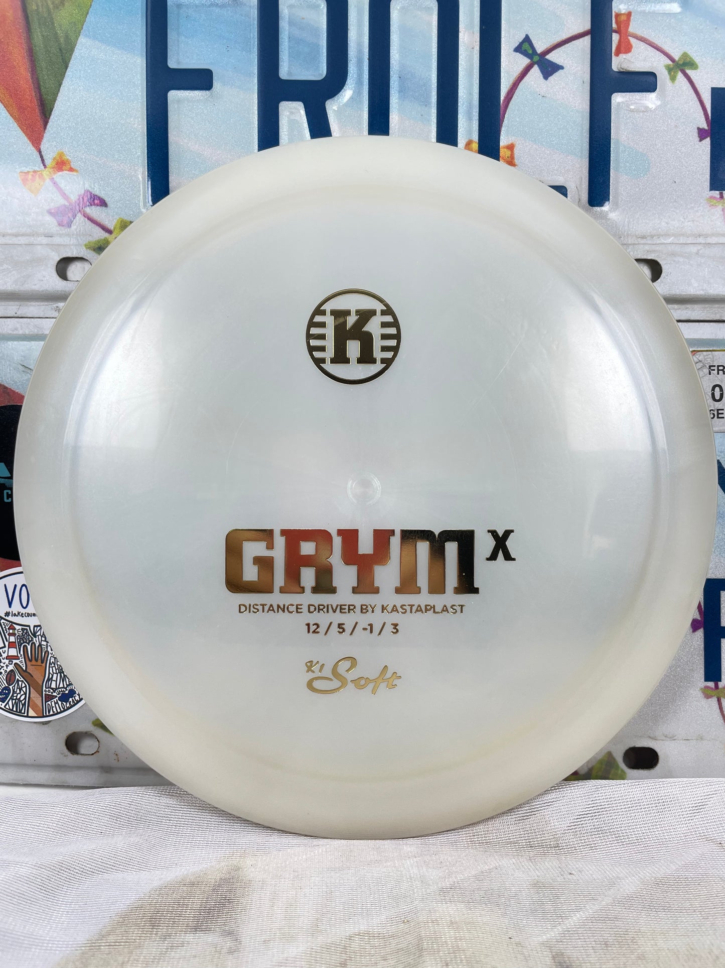 Kastaplast Grym X K1 Soft White 174g Distance Driver