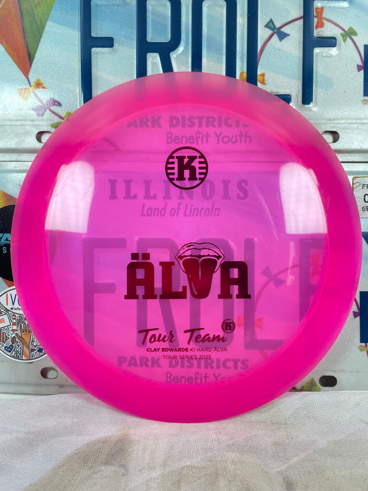 Kastaplast Alva K1 Hard Pink 173g Tour 2025 Distance Driver