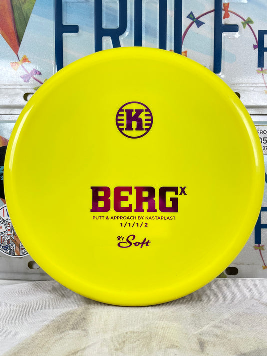 Kastaplast Berg X K1 Soft Yellow 174g Putter