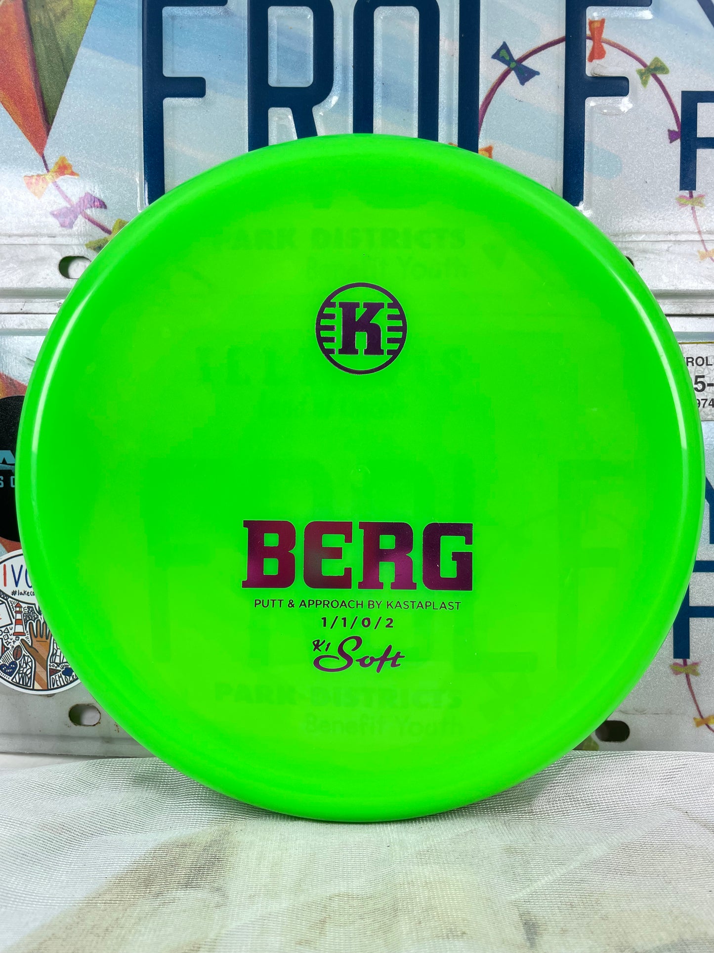 Kastaplast Berg K1 Soft Green 173g Putter