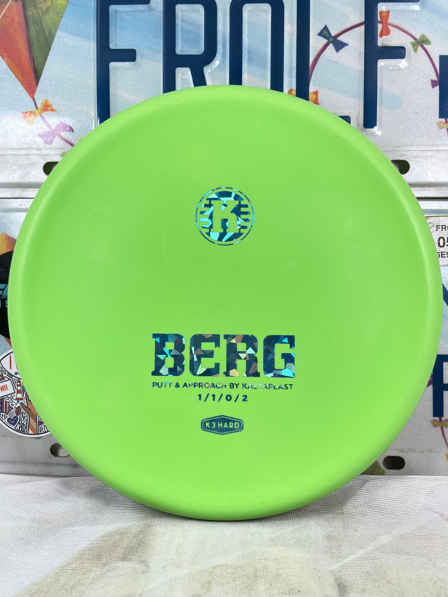 Kastaplast Berg K3 Hard Green 173g Putter