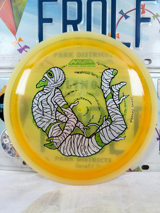 MVP Trail Eclipse Rim Particle Proton Yellow 167g Distance Driver