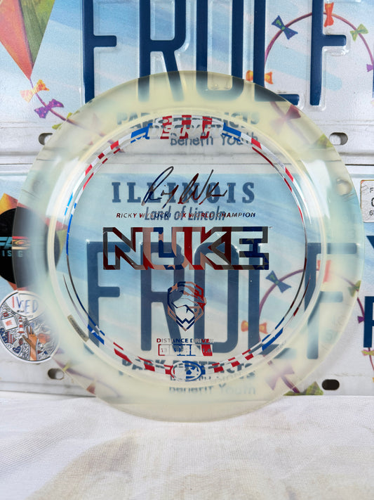 Discraft Nuke Z Line Clear 168g Wysocki Distance Driver