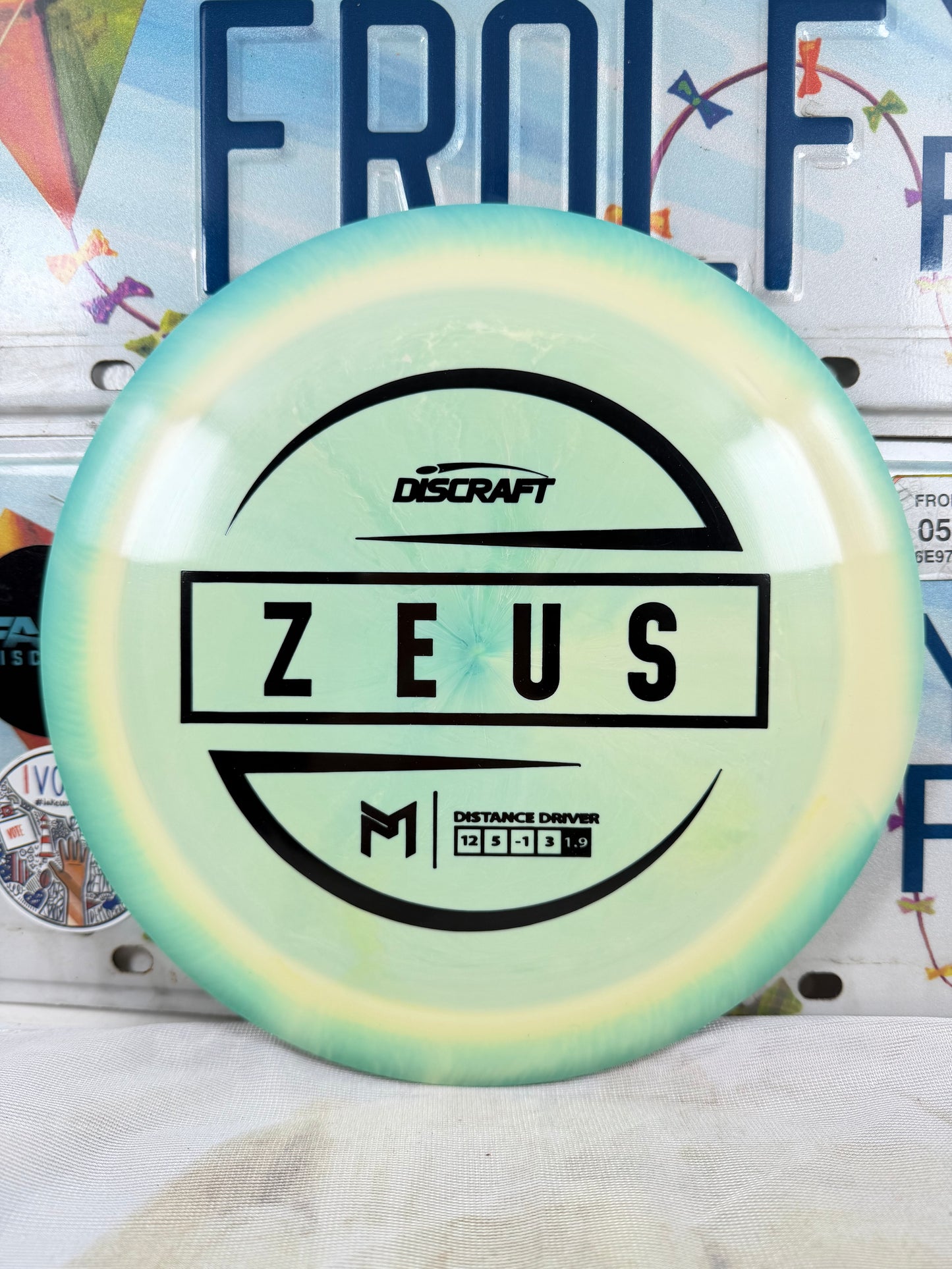Discraft Zeus McBeth ESP Blue 165g Distance Driver