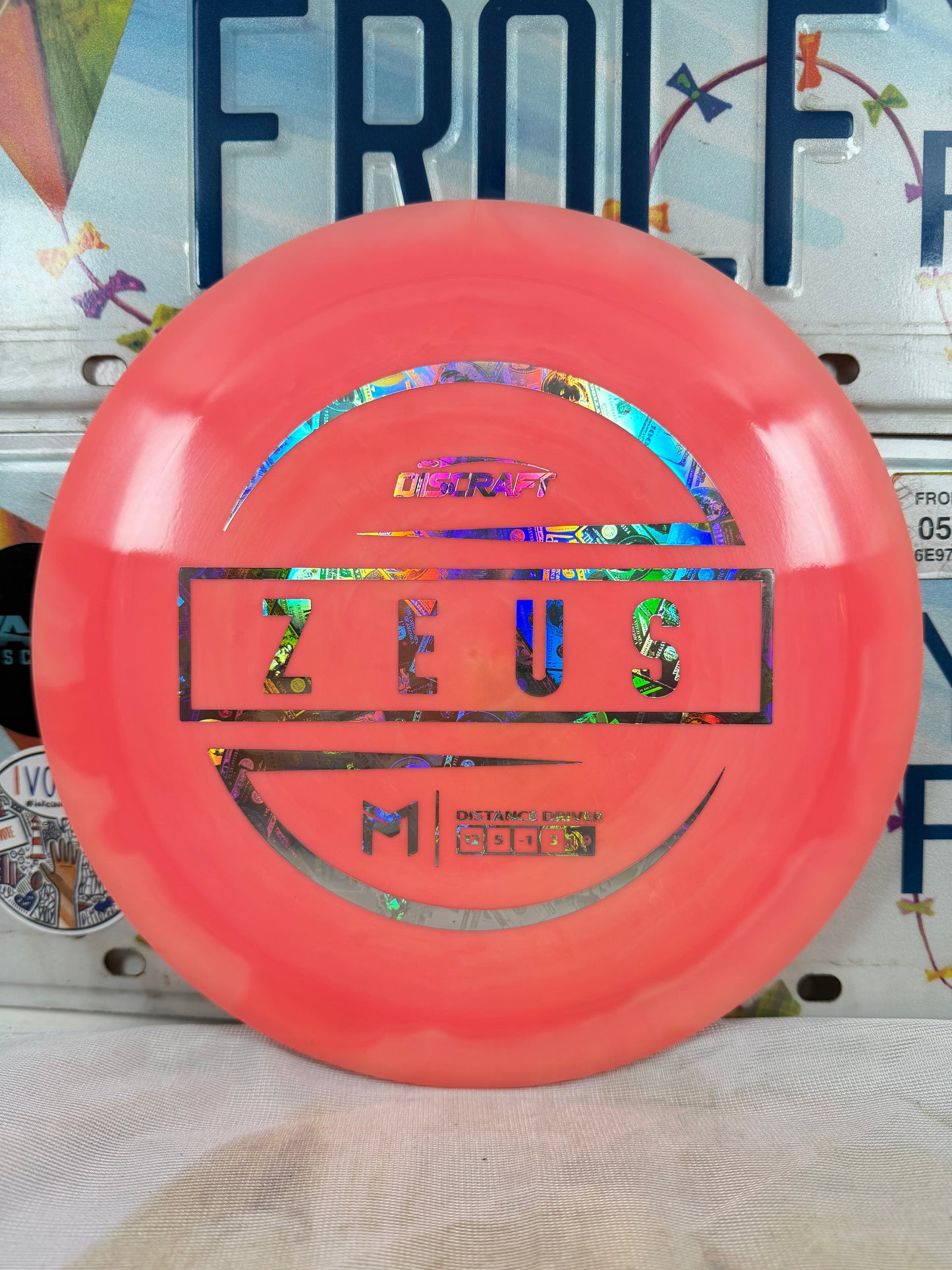 Discraft Zeus McBeth ESP Pink 171g Distance Driver