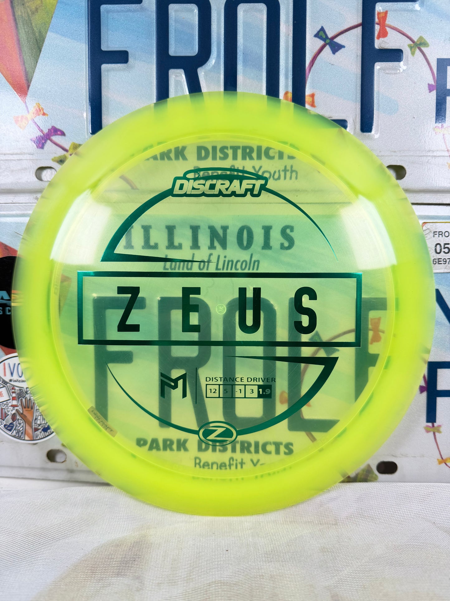 Discraft Zeus McBeth Z Yellow 173g Distance Driver