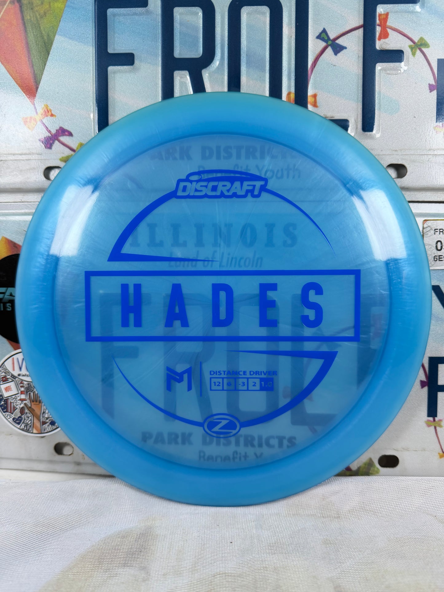 Discraft Hades McBeth Z Line Blue 173g Distance Driver