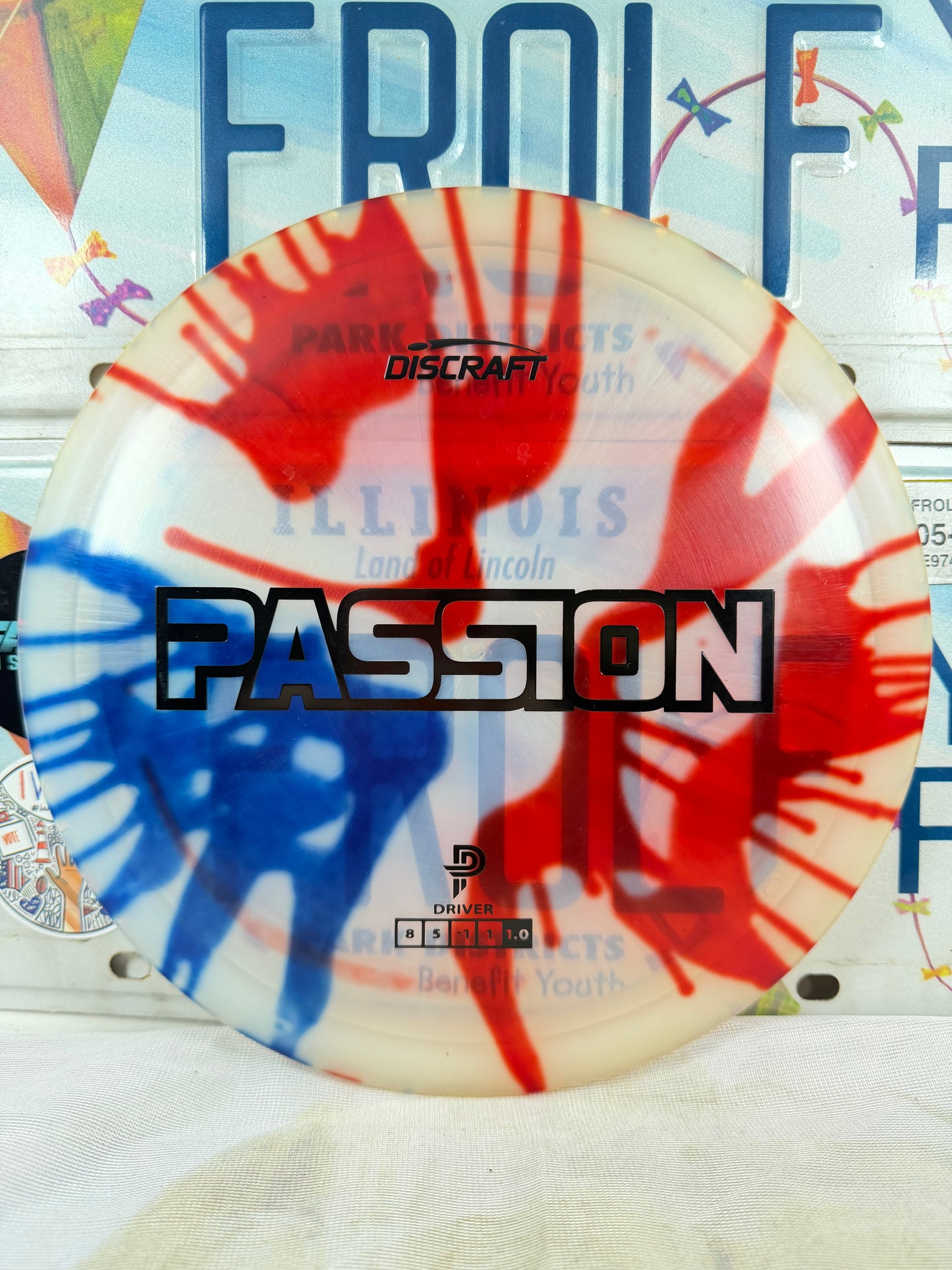 Discraft Passion Pierce Fly Dye Clear 175g Fairway Driver