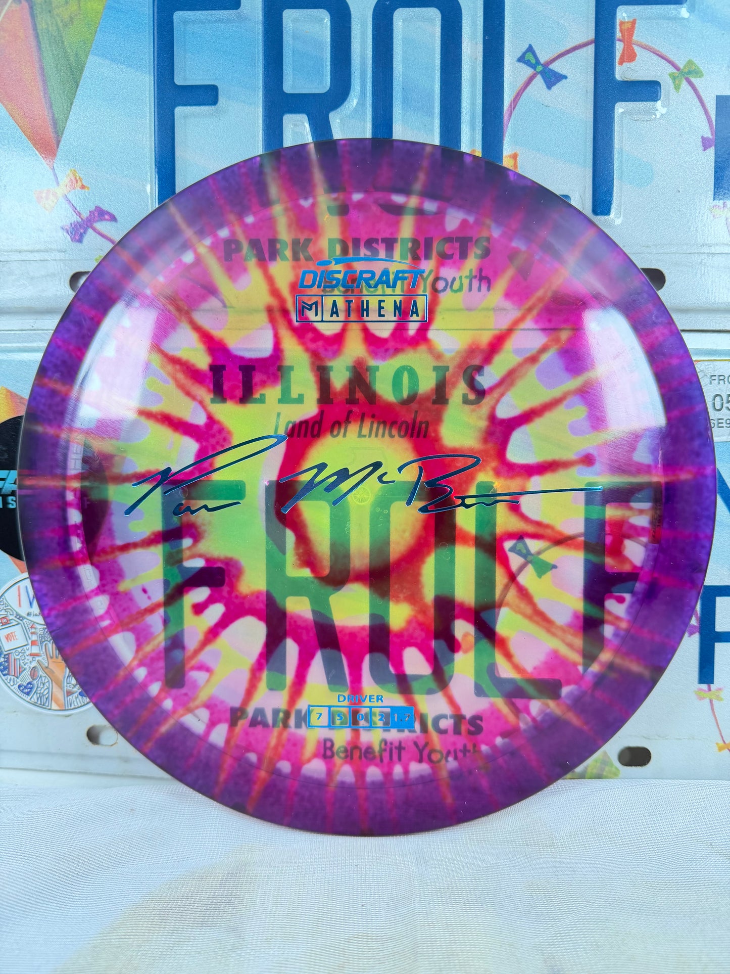 Discraft Athena McBeth Z Fly Dye Purple 168g Fairway Driver
