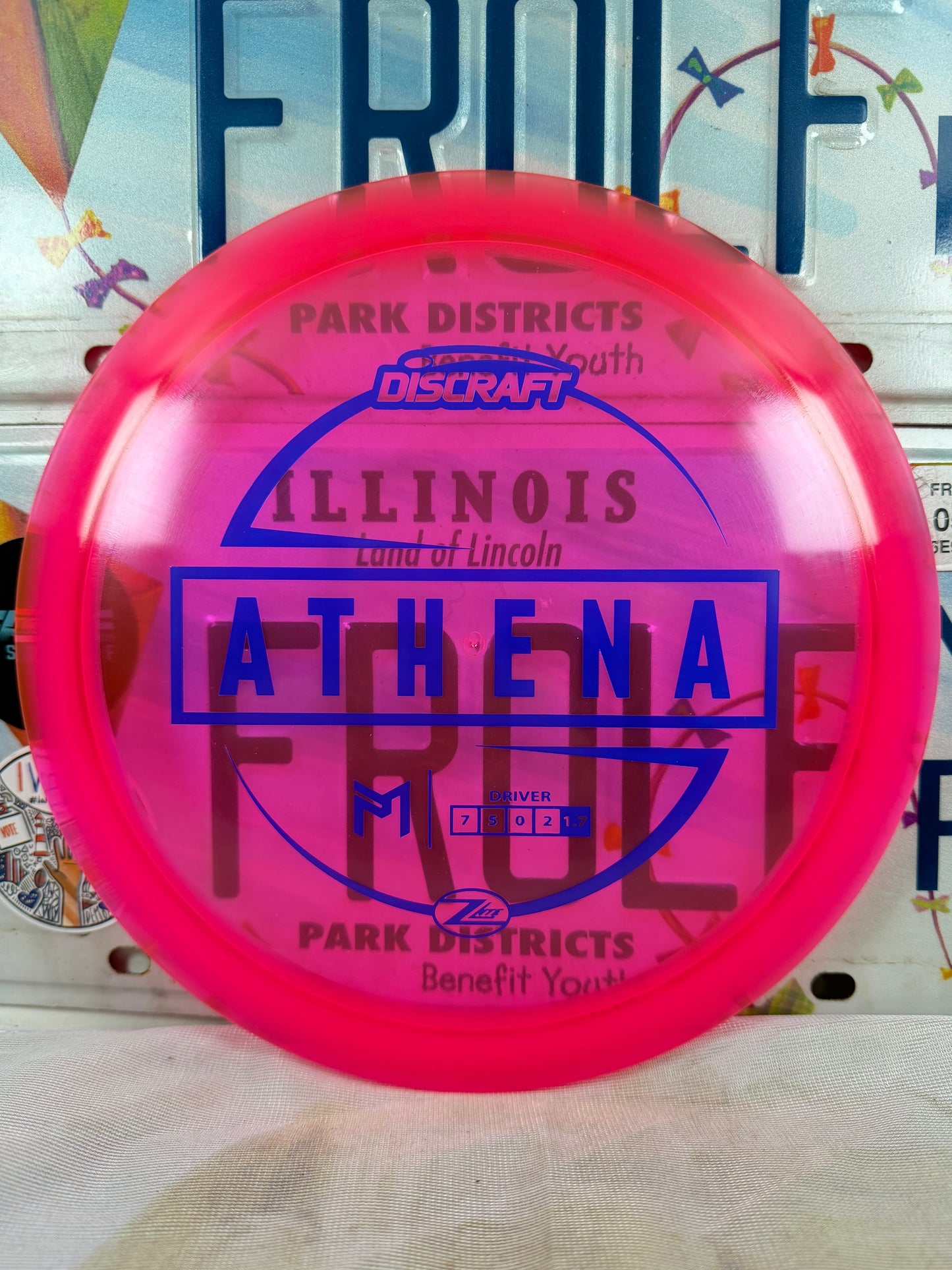 Discraft Athena McBeth Z Lite Pink 159g Fairway Driver