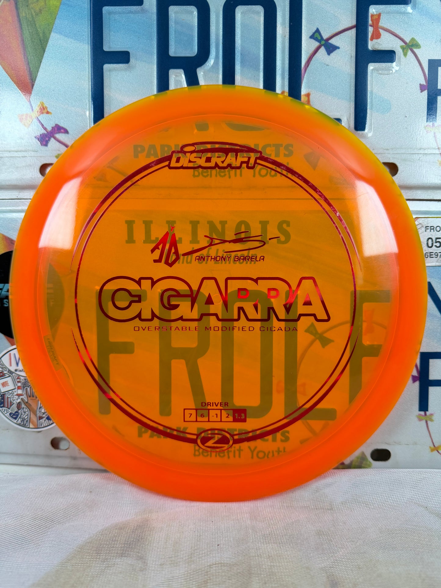 Discraft Cigarra Z Line Orange 175g Fairway Driver