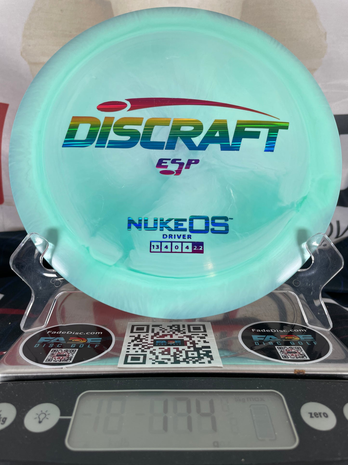 Discraft Nuke OS ESP Teal 174g Distance Driver