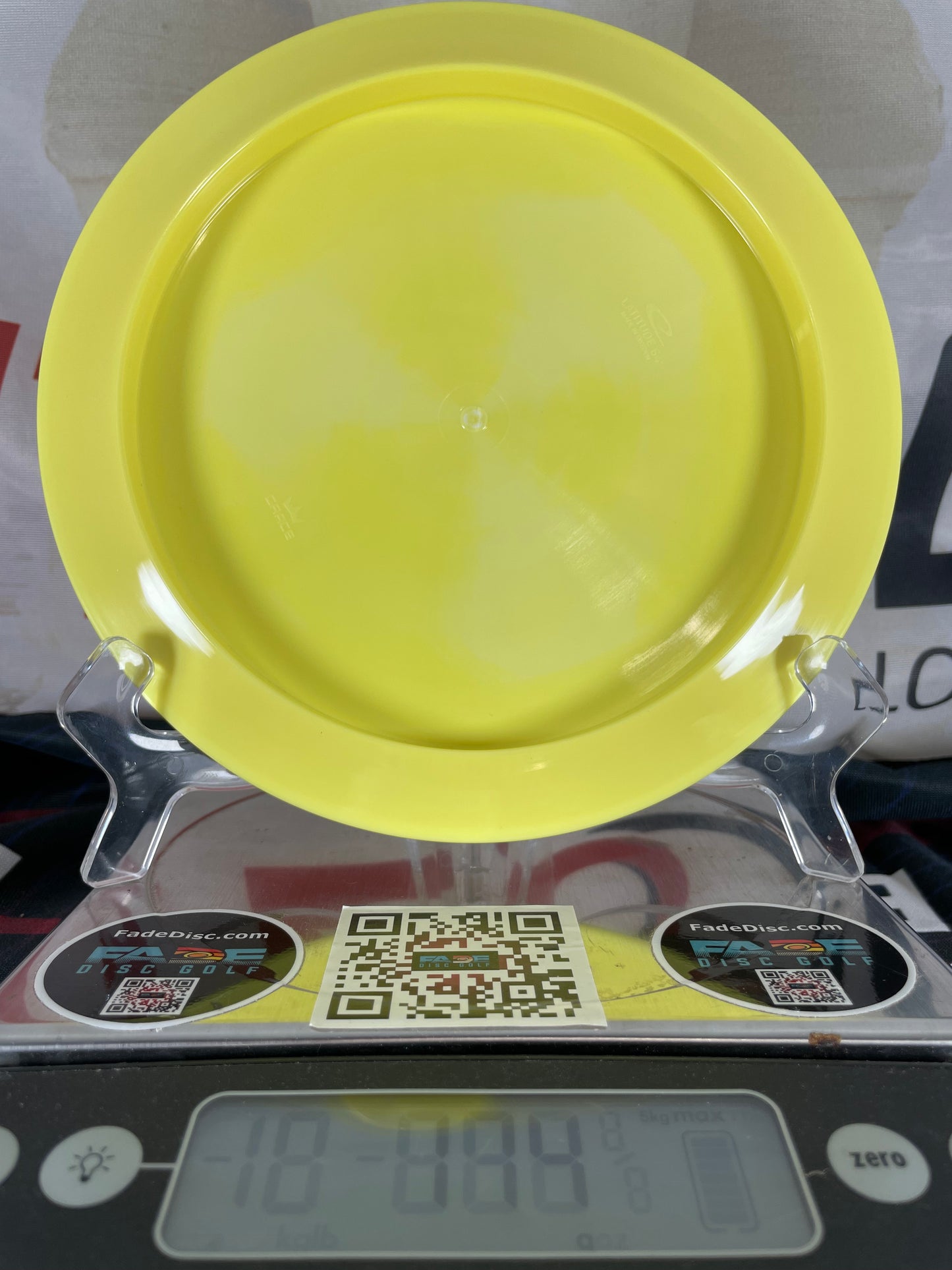 Latitude 64 Grace Grand Burst 174g Sunburst Yellow Swirl w/ Silver Foil Tattar 1000 Rated Distance Driver