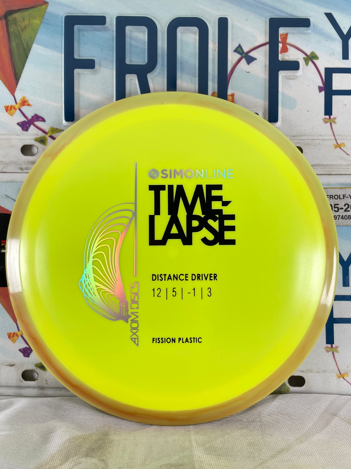 Axiom Time-Lapse Fission Yellow 164g Distance Driver