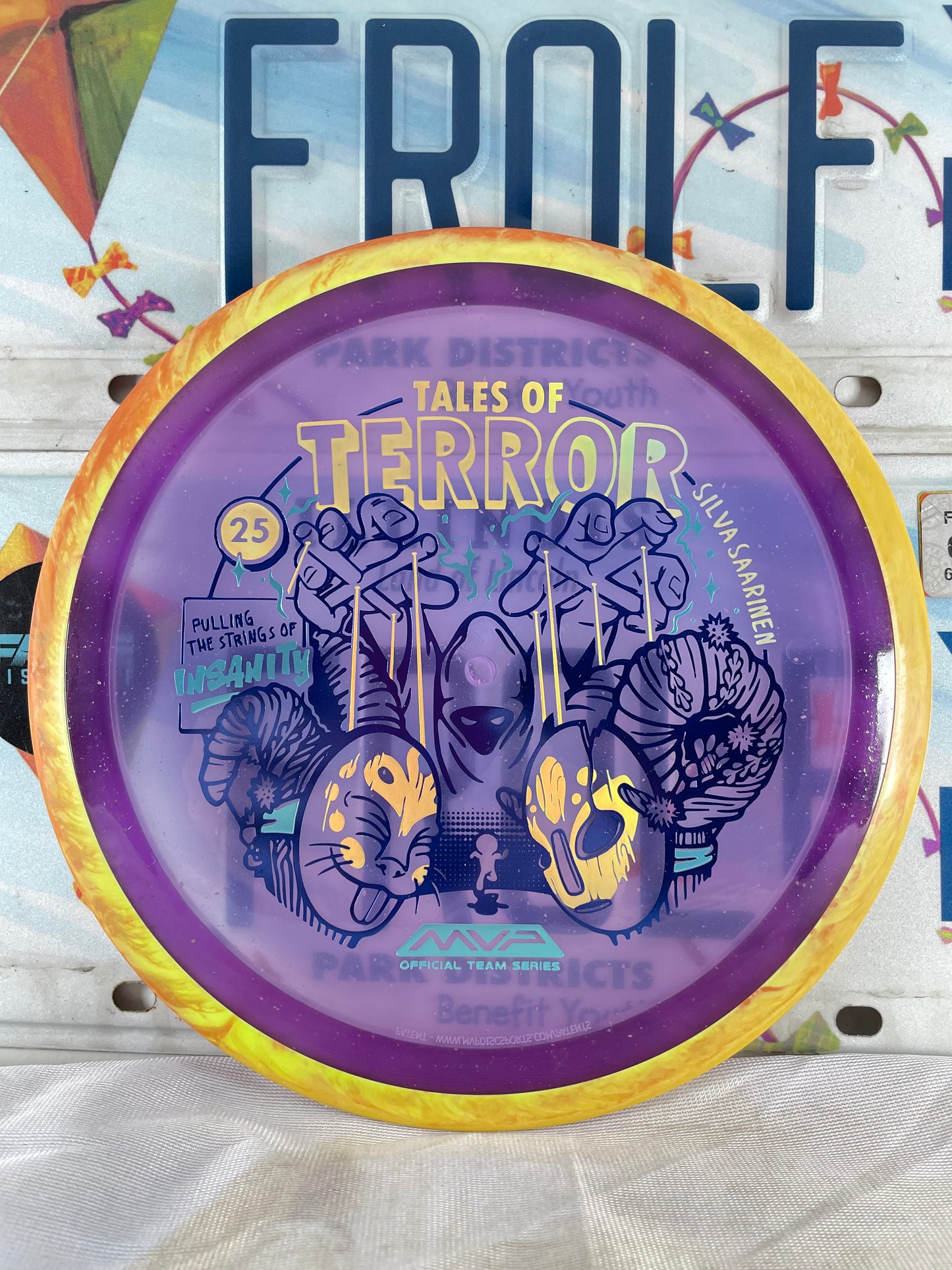 Axiom Insanity Particle Proton Purple 173g #2 Halloween 2025 Distance Driver